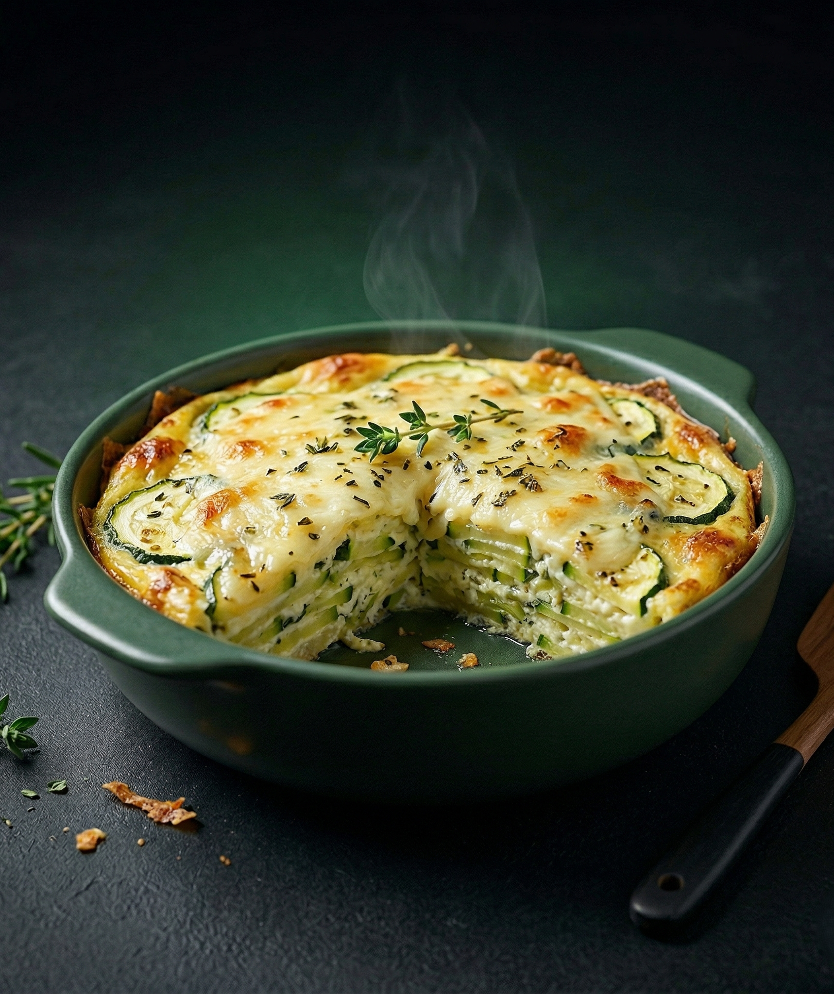 Gratin de courgettes — Recette anti-ventre