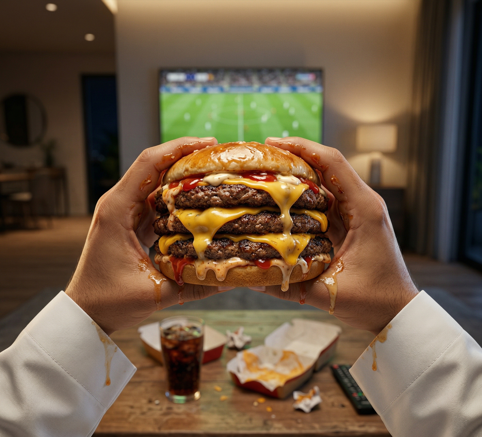 La malbouffe — burger fast food